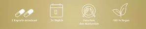Instructions for use for Kapsułki wegetariańskie Maca Gold, 180 sztuk - 2
