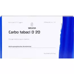 CARBO TABACI Ampułki D 20, 8 szt