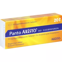 PANTO Aristo na zgagę 20 mg tabletki powlekane dojelitowo, 14 szt