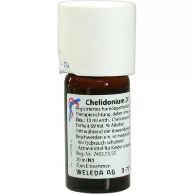 CHELIDONIUM D 1 Rozcieńczenie, 20 ml