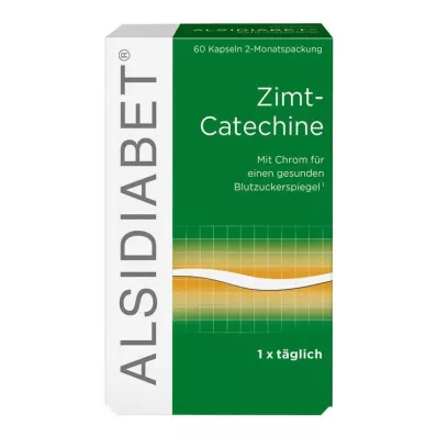ALSIDIABET Katechiny cynamonowe dla diabetyków II Kapsułki, 60 szt