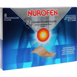 NUROFEN 24-godzinny plaster przeciwbólowy 200 mg, 8 szt