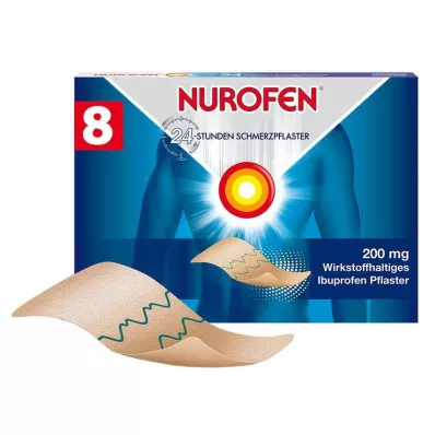NUROFEN 24-godzinny plaster przeciwbólowy 200 mg, 8 szt