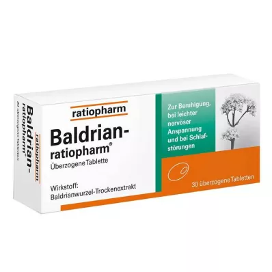 BALDRIAN-RATIOPHARM Tabletki powlekane, 30 szt