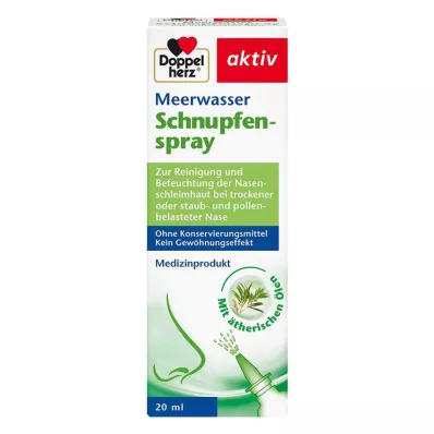 DOPPELHERZ Spray na katar z wodą morską, 20 ml DOPPELHERZ Spray na katar z wodą morską, 20 ml