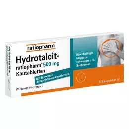HYDROTALCIT-ratiopharm 500 mg tabletki do żucia, 20 szt