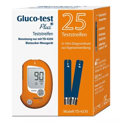Paski testowe Gluco-test Plus, 25 szt Paski testowe Gluco-test Plus, 25 szt