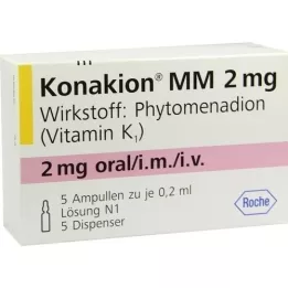 KONAKION MM 2 mg roztwór, 5 szt