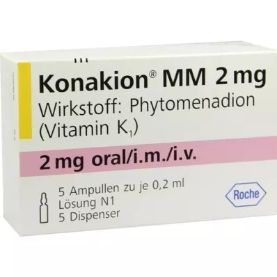 KONAKION MM 2 mg roztwór, 5 szt