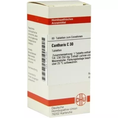 CANTHARIS C 30 tabletek, 80 szt
