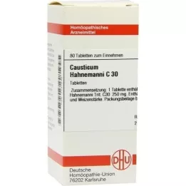 CAUSTICUM HAHNEMANNI C 30 tabletek, 80 szt