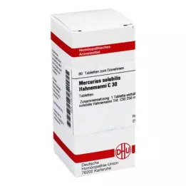 MERCURIUS SOLUBILIS Hahnemanni C 30 tabletek, 80 szt