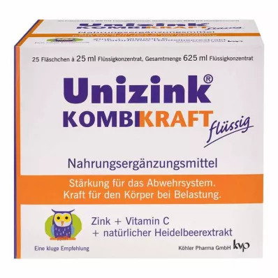 UNIZINK Combi Power, 25X25 ml UNIZINK Combi Power, 25X25 ml