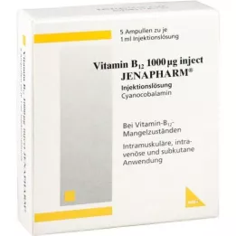 VITAMIN B12 1000 μg Inject Jenapharm Ampoules, 5 szt