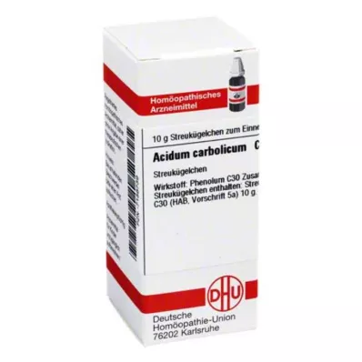DHU Acidum carbolicum C 30 globulek, 10 g DHU Acidum carbolicum C 30 globulek, 10 g