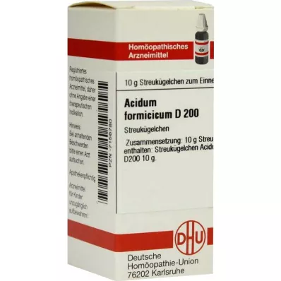 ACIDUM FORMICICUM D 200 globulek, 10 g ACIDUM FORMICICUM D 200 globulek, 10 g