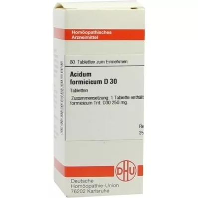 ACIDUM FORMICICUM D 30 tabletek, 80 szt