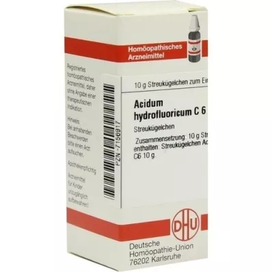 ACIDUM HYDROFLUORICUM C 6 kulek, 10 g