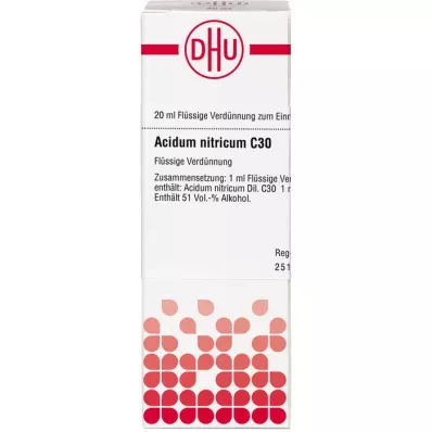 ACIDUM NITRICUM Rozcieńczenie C 30, 20 ml