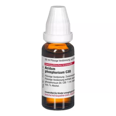 ACIDUM PHOSPHORICUM Rozcieńczenie C 30, 20 ml