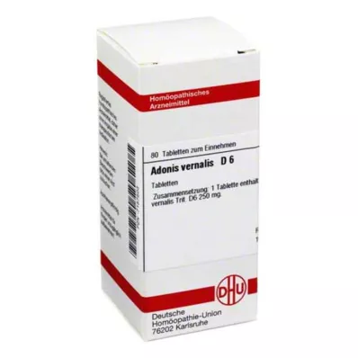 ADONIS VERNALIS D 6 tabletek, 80 szt