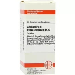 ADRENALINUM HYDROCHLORICUM D 30 tabletek, 80 szt