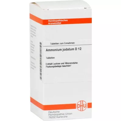 AMMONIUM JODATUM D 12 tabletek, 80 szt AMMONIUM JODATUM D 12 tabletek, 80 szt