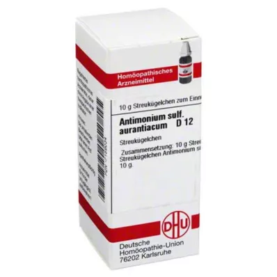 DHU Antymon siarkowy aurantiacum D 1, 10 g DHU Antymon siarkowy aurantiacum D 1, 10 g