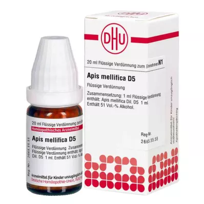 Rozcieńczenie Apis Melifica D5 (20 ml)