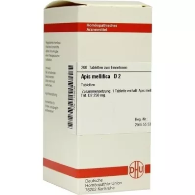 APIS MELLIFICA D 2 tabletki, 200 szt