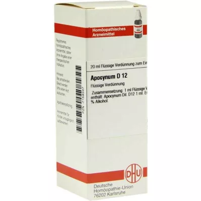 DHU Rozcieńczenie Apacynum D 12, 20 ml