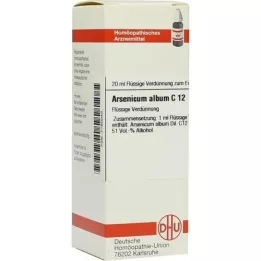 ARSENICUM ALBUM C 12 Rozcieńczenie, 20 ml