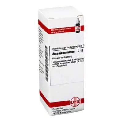 ARSENICUM ALBUM C 12 Rozcieńczenie, 20 ml