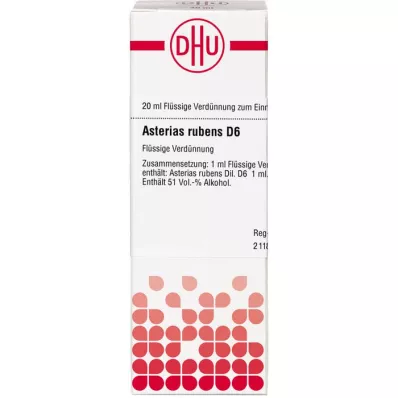 ASTERIAS RUBENS D 6 Rozcieńczenie, 20 ml