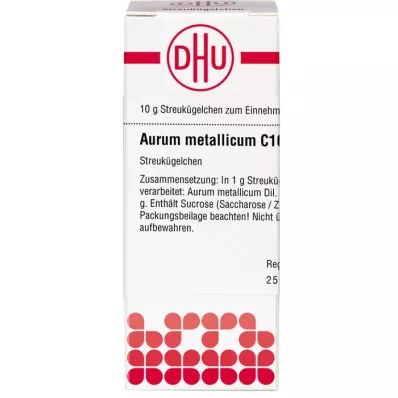 AURUM METALLICUM C 10 kulek, 10 g