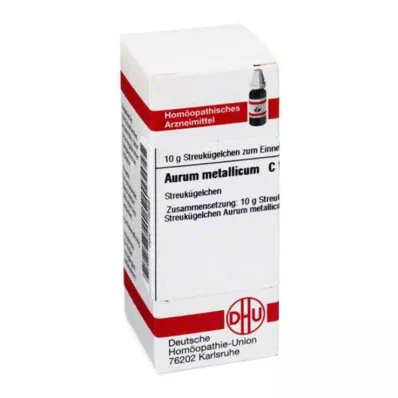 DHU Aurum metalicum C 12 globulek, 10 g