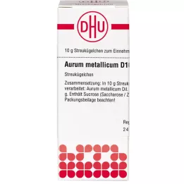 AURUM METALLICUM D 100 globulek, 10 g