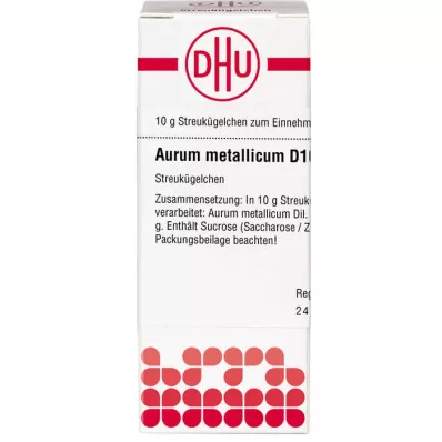 AURUM METALLICUM D 100 globulek, 10 g