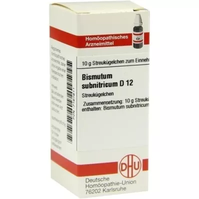 BISMUTUM SUBNITRICUM D 12 kulek, 10 g