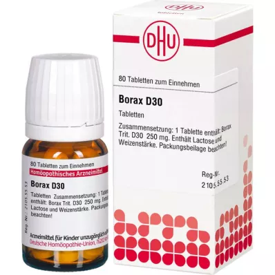 BORAX D 30 tabletek, 80 szt