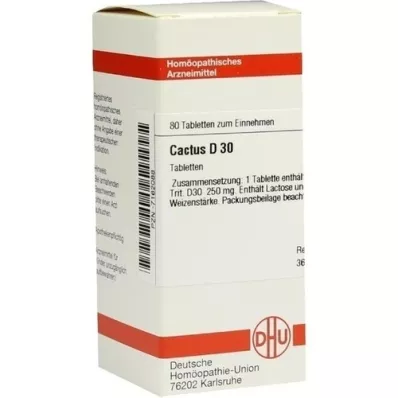 CACTUS D 30 tabletek, 80 szt