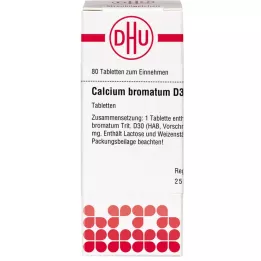 CALCIUM BROMATUM D 30 tabletek, 80 szt