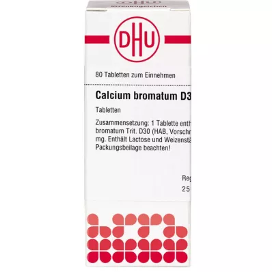 CALCIUM BROMATUM D 30 tabletek, 80 szt