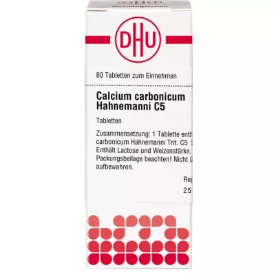 CALCIUM CARBONICUM Hahnemanni C 5 Tabletki, 80 szt