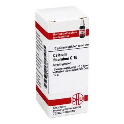 CALCIUM FLUORATUM C 10 kulek, 10 g