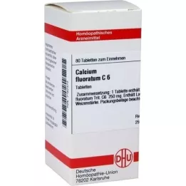 CALCIUM FLUORATUM C 6 tabletek, 80 szt