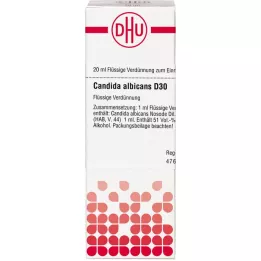 CANDIDA ALBICANS D 30 Rozcieńczenie, 20 ml