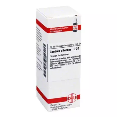 DHU Candida albicans D 30 Rozcieńczenie, 20 ml DHU Candida albicans D 30 Rozcieńczenie, 20 ml