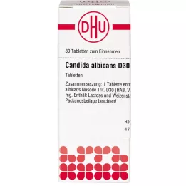 CANDIDA ALBICANS D 30 tabletek, 80 szt