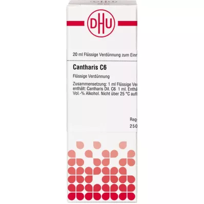 CANTHARIS C 6 Rozcieńczenie, 20 ml